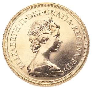 Queen Elizabeth II Decimal Sovereign, 1974-1982